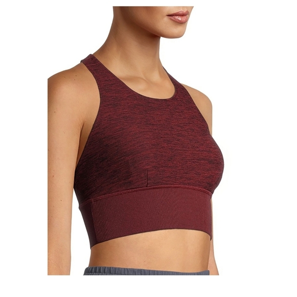 Avia NWT Women's Active Long Line Wide Underbust Band Racerback Sports Bra 909 - Picture 1 of 7